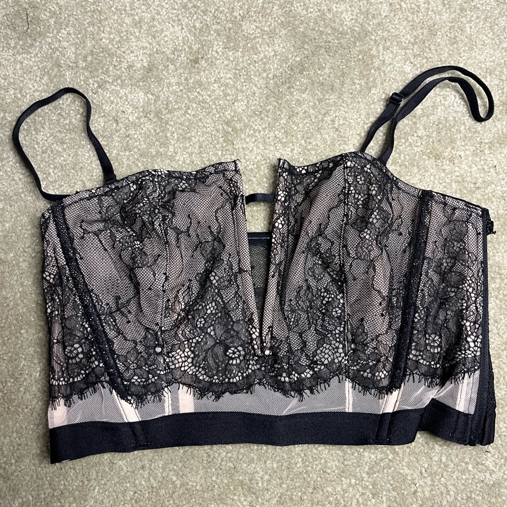 Victoria's Secret Black Lace Bra Intimates